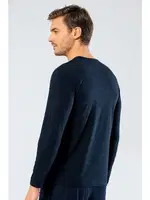 Erkek Uzun Kollu T-Shirt Cacharel 1333/LACİVERT Lacivert farklı açı