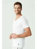 Erkek V Yaka Kısa Kollu Atlet 2 li Paket Us. POLO Assn. 80199 Beyaz görsel 6