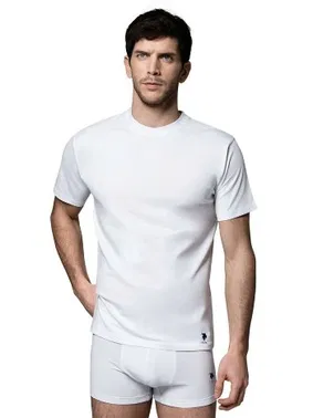 Us. POLO Assn. Erkek Yuvarlak Yaka Kısa Kol Atlet 2 Li US. POLO ASSN. 80196