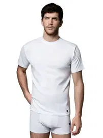 Us. POLO Assn. Erkek Yuvarlak Yaka Kısa Kol Atlet 2 Li US. POLO ASSN. 80196