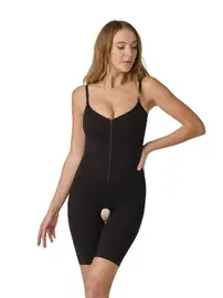 Form Angel Fermuarlı Tam Boy Ağ Kısmı Açık Korse Form Angel 5522