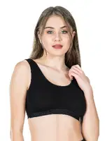 Geniş Askılı Body Sütyen Derya Kurşun 524 Siyah farklı açı