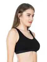 Geniş Askılı Sporcu Body Sütyen Derya Kurşun 525 Siyah farklı açı