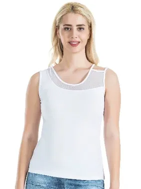 Derya Kurşun Geniş Transparan Askılı Kadın Atlet Derya Kurşun 180