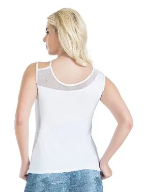 Derya Kurşun Geniş Transparan Askılı Kadın Atlet Derya Kurşun 180 - Alternatif Görünüm