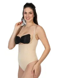 Emay Göğüsü Açık String Body Korse Emay 2076