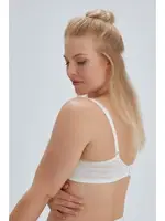 Hanna Balenli Toparlayıcı Çizgili Tek Sütyen Eros ERSK340 Ekru görsel 4