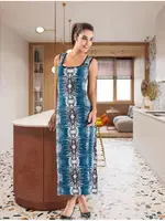 Havuz Yaka Uzun Kadın Elbise Derya Kurşun 957 detay görünüm