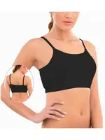 İmer 1258 Sütyen Kaplı Büstiyer Siyah detay görünüm