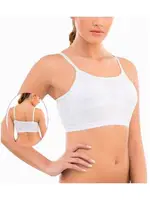 İmer 1258 Sütyen Kaplı Büstiyer Beyaz