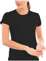 İmer 1264 Kısa Kol Yuvarlak Yaka Modal Atlet Siyah detay görünüm