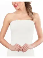 İmer 1282 Askısı Çıkabilir Straplez Modal Atlet Krem farklı açı