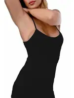 İmer 1356 Body Form Pamuklu Bayan Korse Atlet Siyah detay görünüm