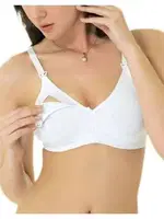 İmer 2236 Modal Emzirme Sütyen Beyaz detay görünüm