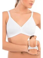 İmer 2237 Dikişsiz Penye Sütyen Beyaz