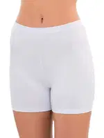 İmer 4336 Modal Likralı Kısa Tayt Beyaz