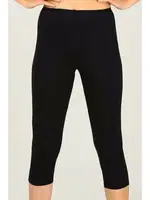 İmer 4338 Modal Kapri Tayt Siyah farklı açı