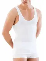 İmer 511 Body Form Pamuklu Erkek Korse Atlet Beyaz