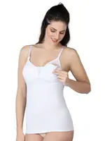 İnce Askılı Kaplı Emzirme Atleti Emay 1413 Beyaz