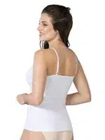 Ince Askılı Modal Pamuklu Atlet Emay 1410 Beyaz görsel 5