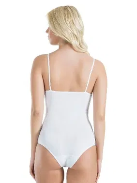 Derya Kurşun İp Askılı Dantelli Kadın Body Derya Kurşun 334 - Alternatif Görünüm