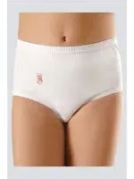 İşli Garson Külot (2'li Paket) Türen 409 Beyaz