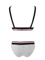 Kadın Büstiyer Sütyen Slip Takım U.s. Polo Assn. 66253 Lacivert detay görünüm