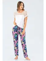 Kadın Desenli Pijama Takımı Türen 3302 Görsel