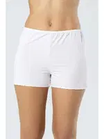 Kadın Jüpon Mikro Şort Türen 904 Beyaz