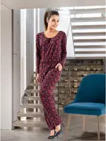 Kadın Tulum Derya Kurşun 1126 Bordo farklı açı