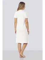 Kadın V Yaka Krem Gecelik Türen 3282 Krem farklı açı