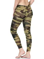 Kamuflaj Desenli Uzun Kadın Tayt Derya Kurşun 443 detay görünüm