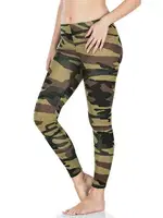 Kamuflaj Desenli Uzun Kadın Tayt Derya Kurşun 443 görsel 4