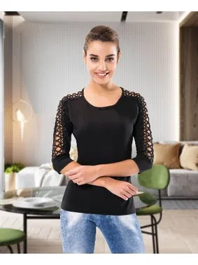 Derya Kurşun Kol Güpürlü Kadın Body Derya Kurşun 126