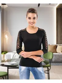 Derya Kurşun Kol Güpürlü Kadın Body Derya Kurşun 126