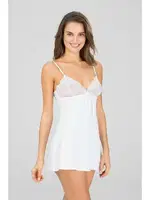 Kom Barbie İp Askılı Dantelli Mini Babydoll farklı açı