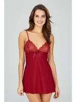 Kom Barbie İp Askılı Dantelli Mini Babydoll görsel 7