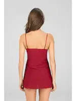 Kom Barbie İp Askılı Dantelli Mini Babydoll görsel 9