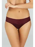 Kom Beliza Dantelli Mikrofiber Külot Bordo farklı açı