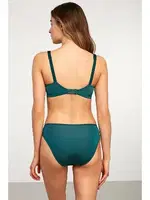 Kom Beliza Dantelli Mikrofiber Külot Petrol Yeşil görsel 9