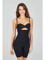 Kom Dora Düz Vücut Korsesi Siyah