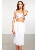 Kom Düz Jupon Beyaz detay görünüm