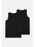 Kom Erkek 2'li Atlet - Aytron Siyah görsel 6