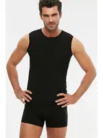 Kom Erkek 2'li Atlet - Nick Bisiklet Yaka 2 li Erkek Atlet Siyah farklı açı