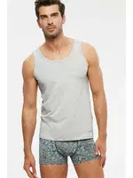 Kom Erkek 2'li Atlet - Scott Askılı 2 li Basic Erkek Atlet Gri farklı açı