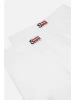 Kom Erkek Boxer - Arsenal Pamuklu 2 li Erkek Boxer Beyaz farklı açı