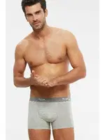 Kom Erkek Boxer - Tight Pamuklu 2 li Erkek Boxer Gri görsel 7