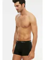 Kom Erkek Boxer - Tight Pamuklu 2 li Erkek Boxer Siyah görsel 10