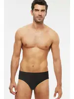 Kom Erkek Slip - Cuba Pamuklu 2 li Erkek Slip Siyah farklı açı