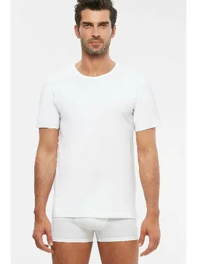 Kom Kom Erkek Hulio Bisiklet Yaka 2 li Erkek Tshirt